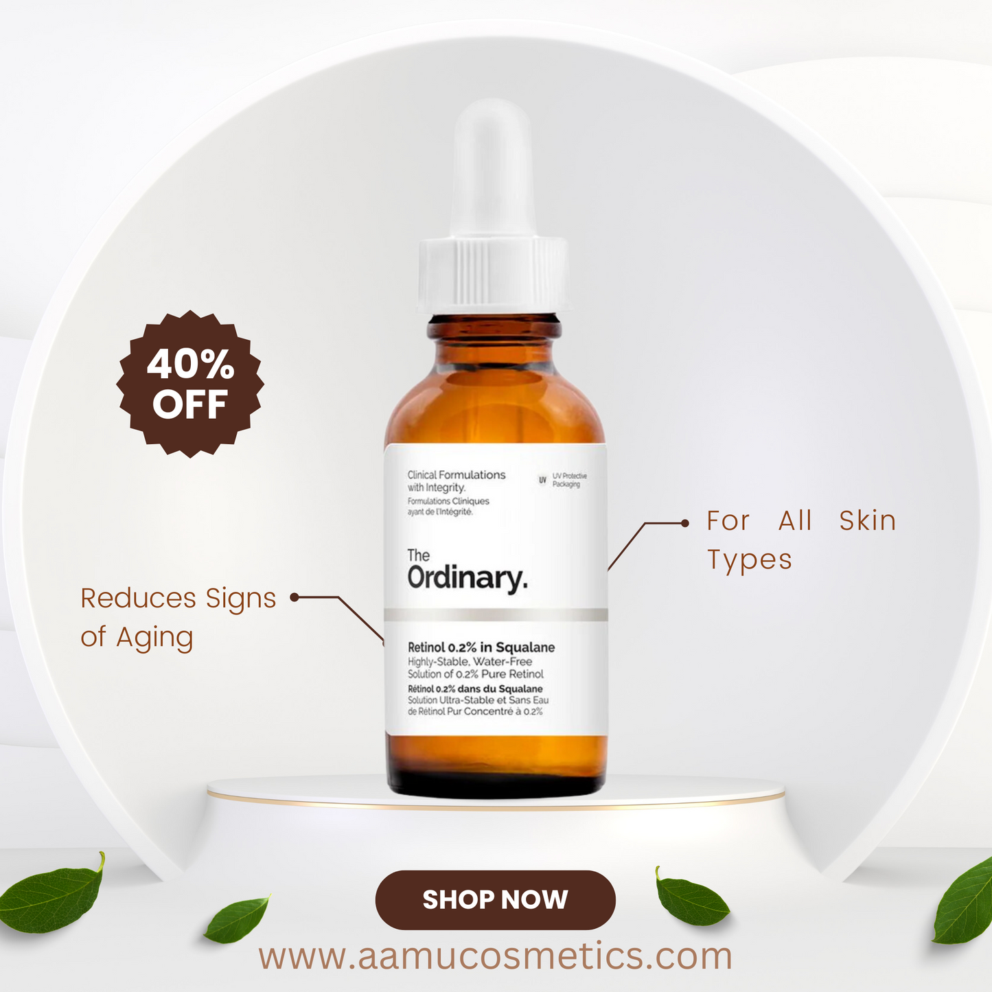 The Ordinary Retinol serum 0.2% in Squalane 30ml