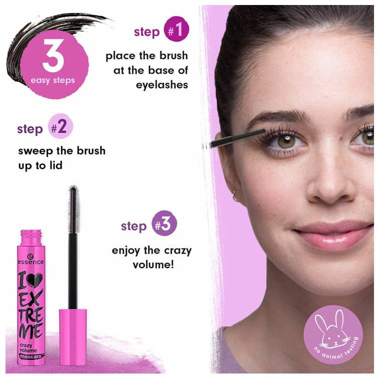 Essence I Love Extreme Crazy Volume Mascara - AAMU COSMETICS