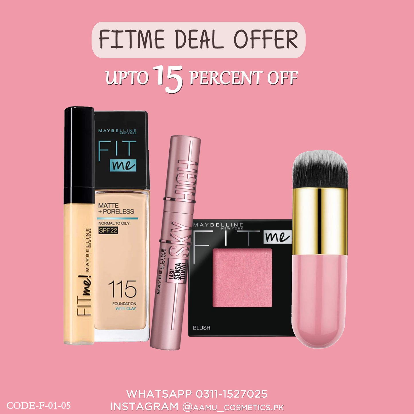 Fit Me Deal Offer – AAMU COSMETICS