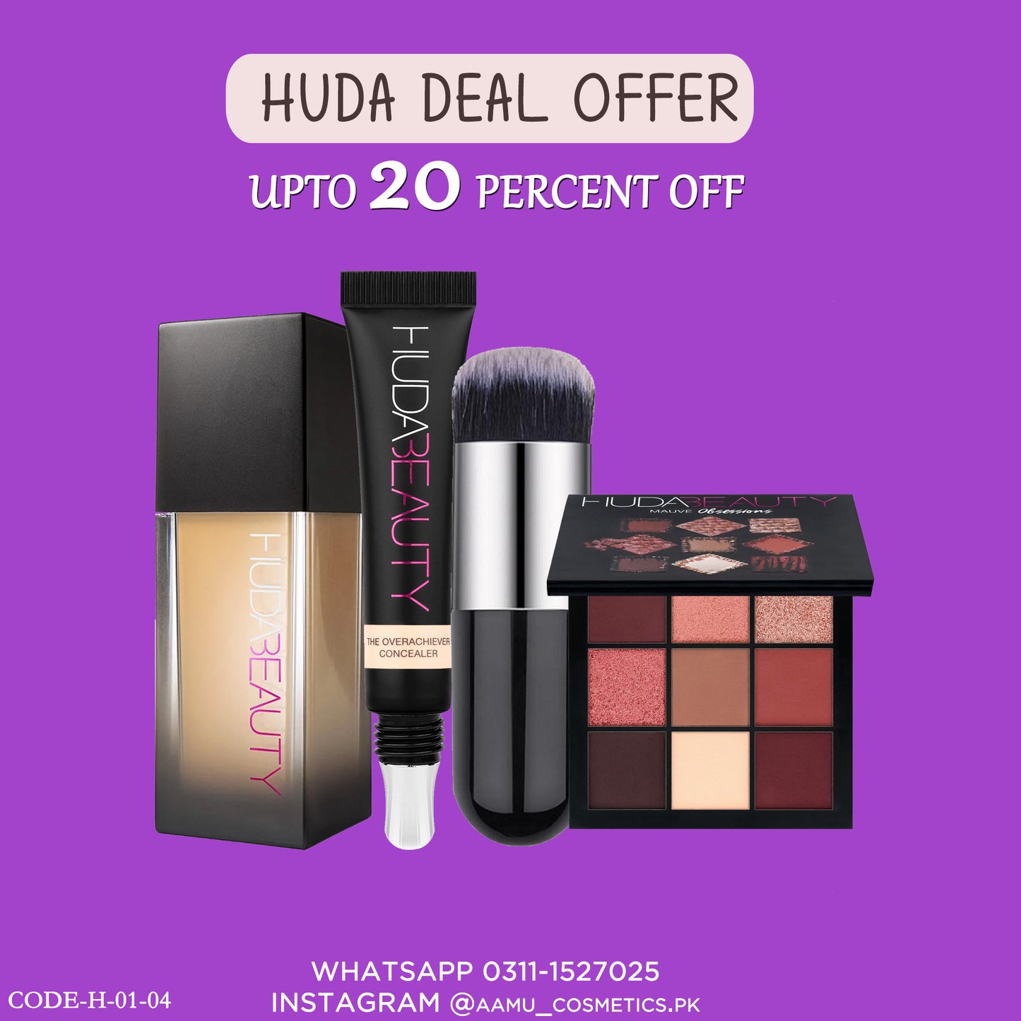 Huda Deal Offer - AAMU COSMETICS