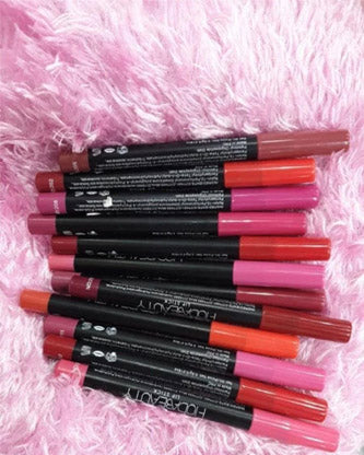 Huda Beauty Pack Of 12 Colors Lip Stick Pencil