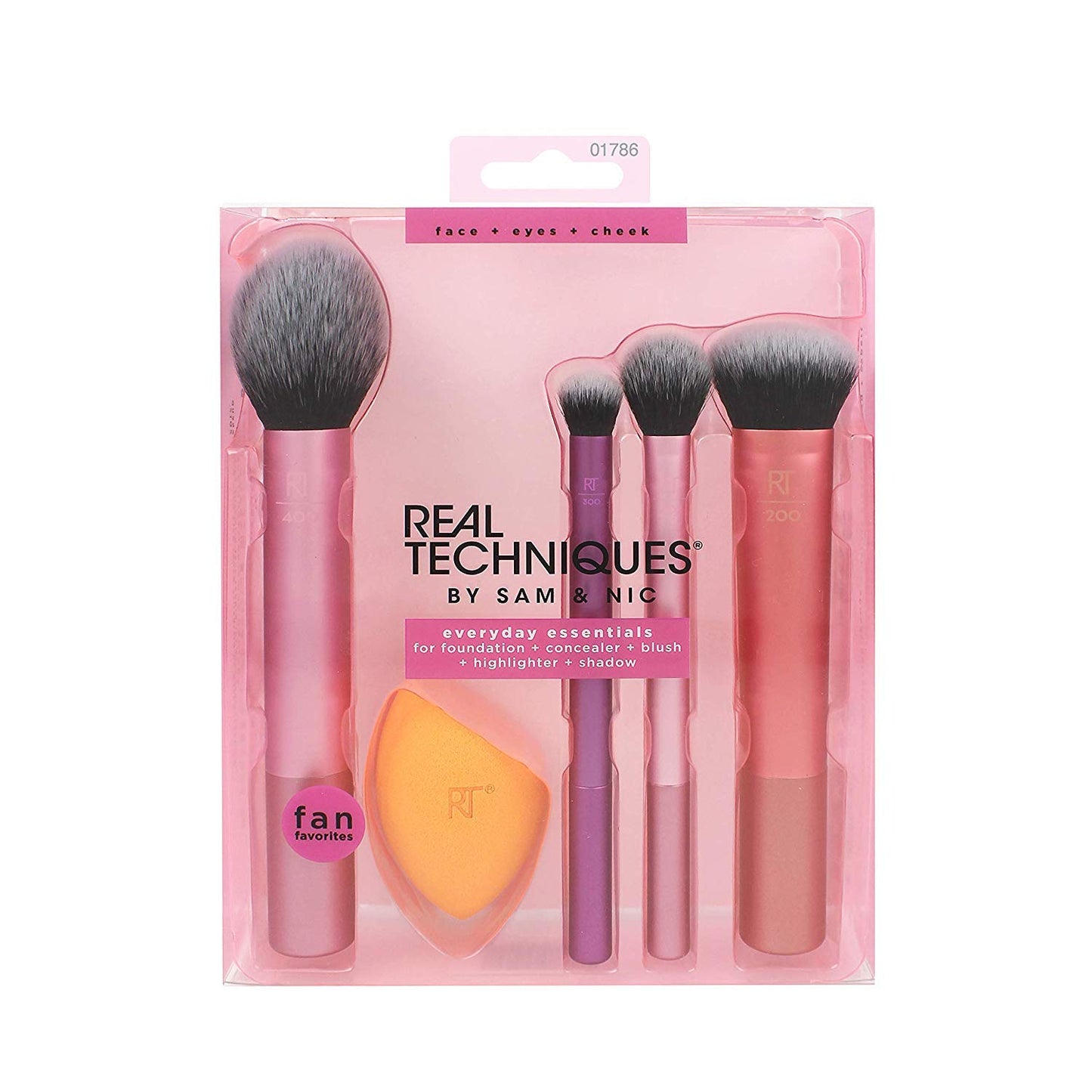 REAL TECHNIQUES - EVERYDAY ESSENTIALS BRUSH SET - AAMU COSMETICS