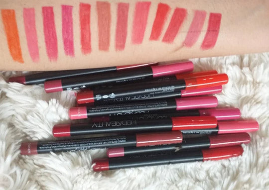 Huda Beauty Pack Of 12 Colors Lip Stick Pencil