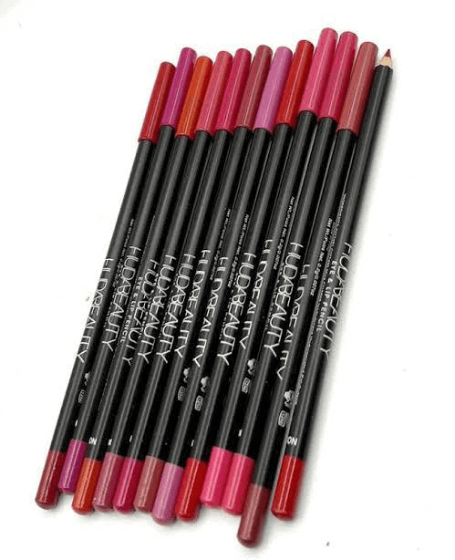 Huda Beauty PacK oF 12 Colors Lip Pencil